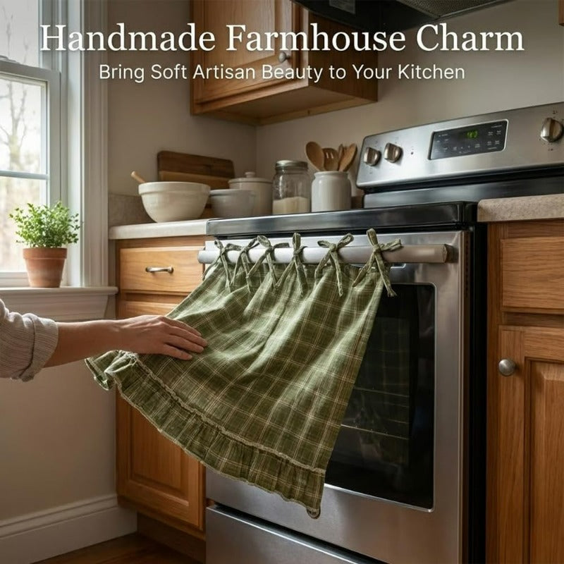 Hearth Charm Ruffle Oven Skirt