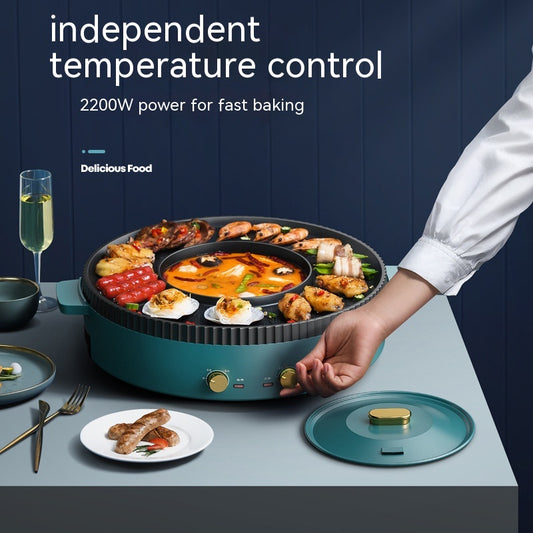 2-in-1 Hot Pot & BBQ Grill